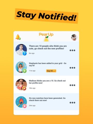 PearUp – Chat & Dating App per iOS