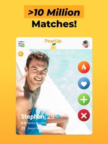 PearUp – Chat & Dating App für iOS
