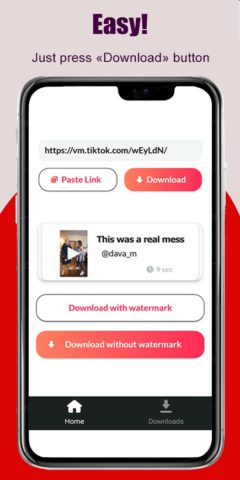 Download TikTok videos cho Android