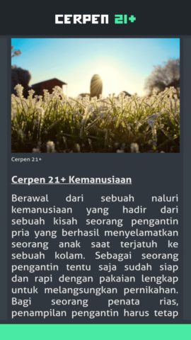 Cerpen 21+ для Android