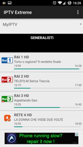 IPTV Extreme pour Android