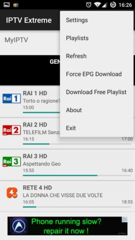 IPTV Extreme для Android — скриншот 2