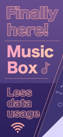 Music Box – stream player لنظام iOS