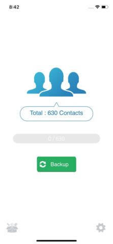 My Contacts Backup для iOS — скриншот 1