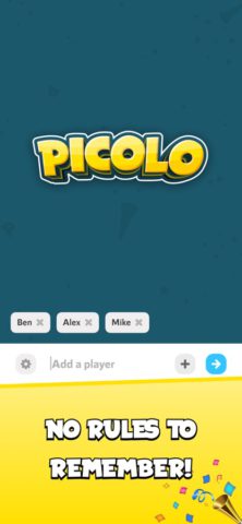Picolo · Party game for iOS