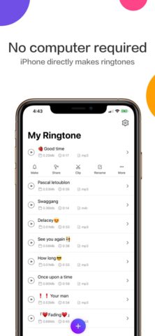 Ringtones Maker – the ring app pour iOS