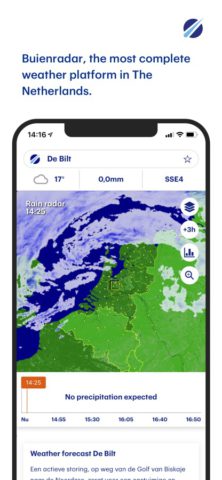 Buienradar — weer для iOS