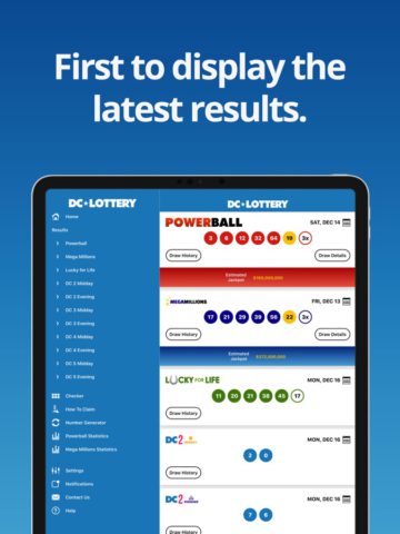 DC Lottery Results untuk iOS