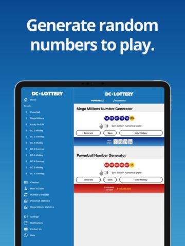 iOS 版 DC Lottery Results