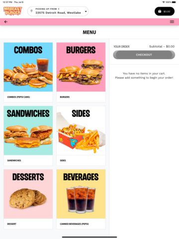 MrBeast Burger pour iOS