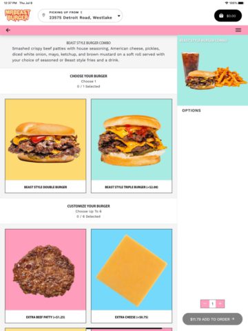 MrBeast Burger per iOS