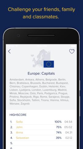 Seterra Geography для Android — скриншот 3