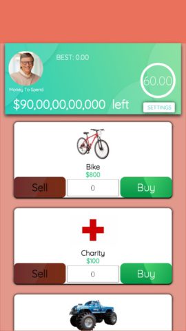 Spend Bill Gates Money — скриншот 1