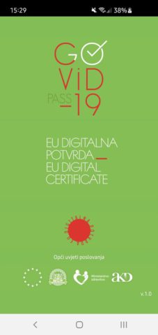 CovidGO для Android — скриншот 1