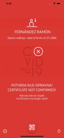CovidGO для iOS — скриншот 3