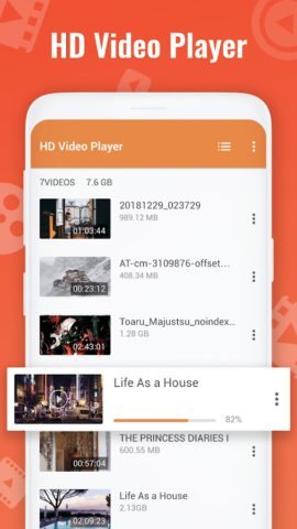 Android용 HD Video Player