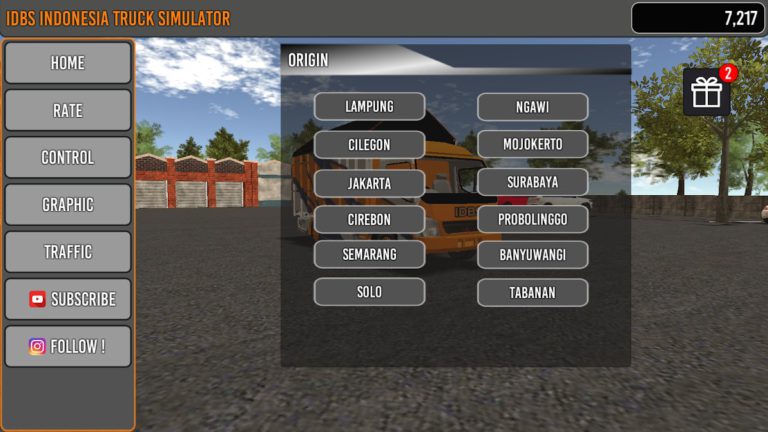 IDBS Indonesia Truck Simulator voor Android