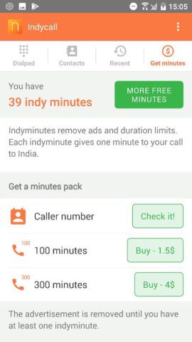 IndyCall — calls to India для Android — скриншот 5