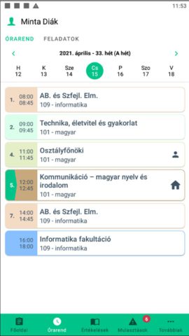 KRÉTA Szülőknek для Android — скриншот 2
