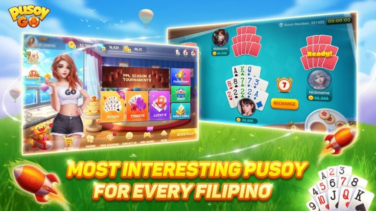 Pusoy Go-Competitive 13 Cards для Android