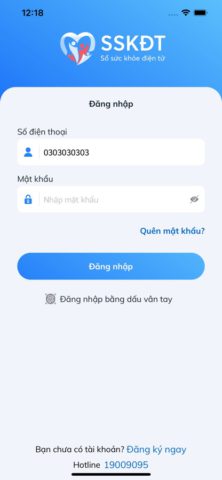 Sổ sức khỏe điện tử для iOS — скриншот 2