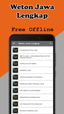 Weton Jawa per Android