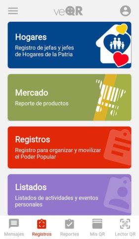 Android 用 veQR – Somos Venezuela