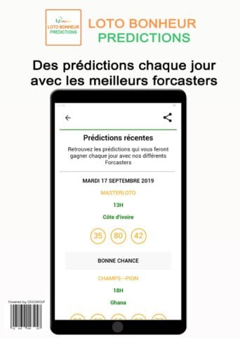 Loto Bonheur Predictions per Android
