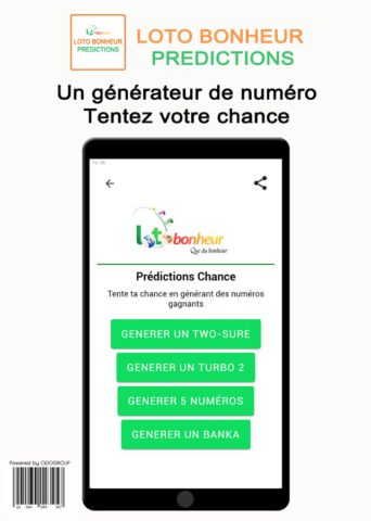 Loto Bonheur Predictions para Android