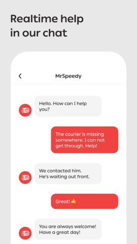 MrSpeedy สำหรับ Android