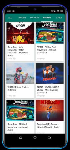 Nyimbo Mpya pour Android