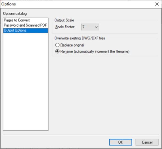 PDF to DWG Converter pour Windows