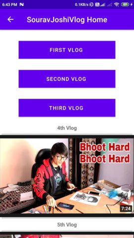 Android için Sourav Joshi Vlog