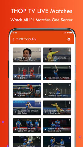 Thop TV- ThopTV Live Cricket, für Android