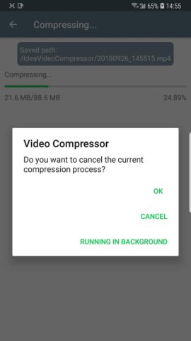 Compressor de vídeo: Rápido para Android