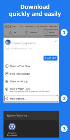 Video Downloader for Facebook pour Android