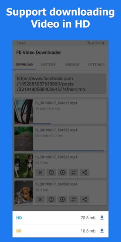 Video Downloader for Facebook per Android