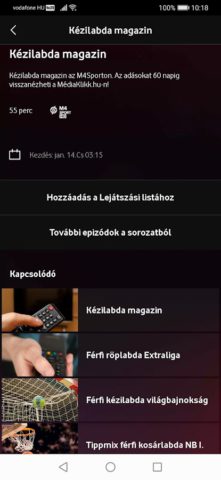 Android 用 Vodafone TV (HU)