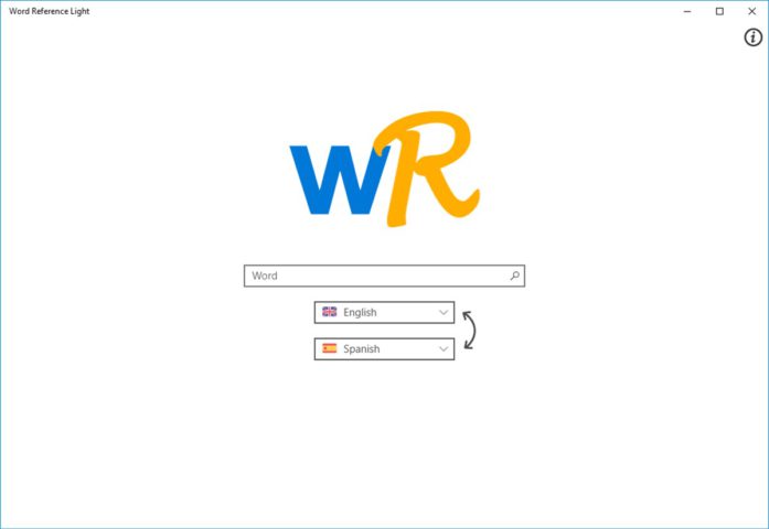 WordReference สำหรับ Windows