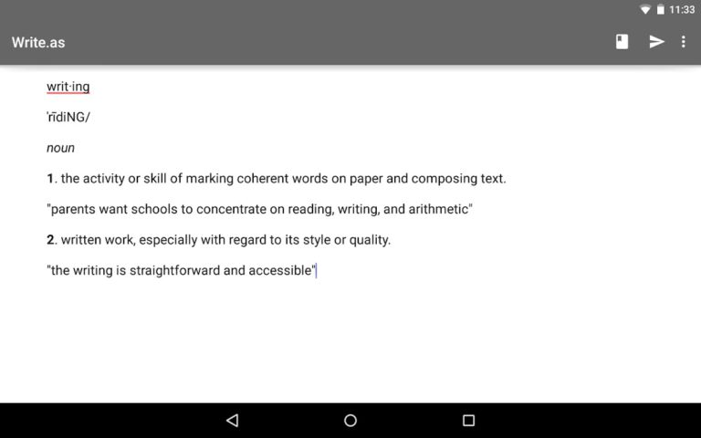 Write.as: Anonymous per Android