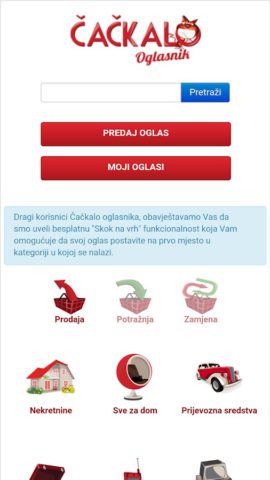 Čačkalo Oglasnik for Android