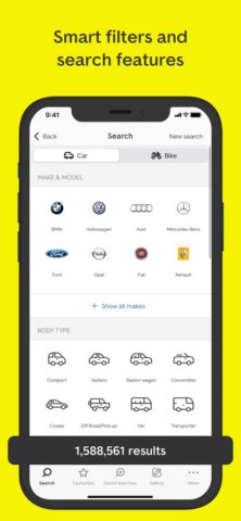 AutoScout24: Buy & sell cars لنظام iOS