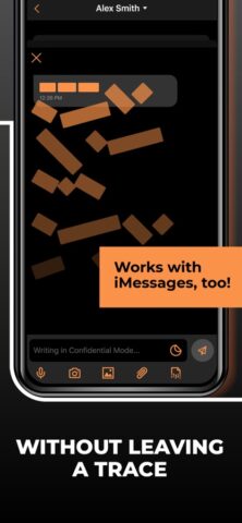 iOS용 Confide – 안전한 인스턴트 메신저 및 채팅