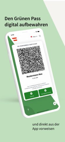 Grüner Pass для iOS