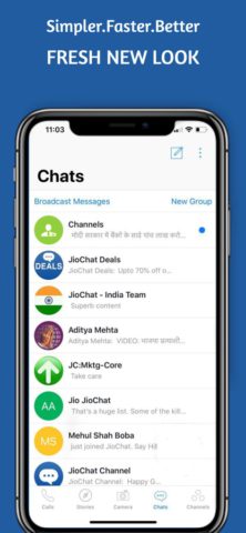 JioChat untuk iOS