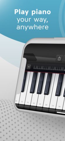 iOS 用 ピアノ　鍵盤　リアル