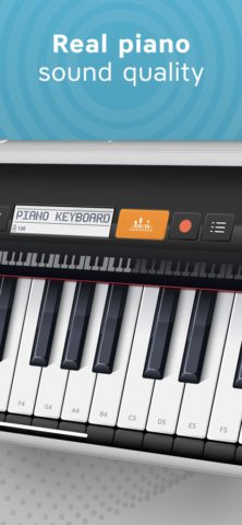 iOS 用 ピアノ　鍵盤　リアル