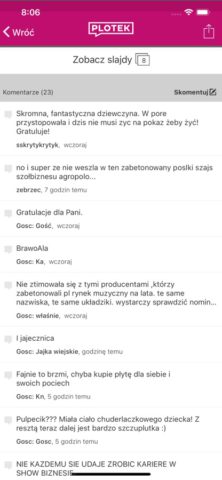 Plotek.pl cho iOS