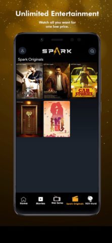 Spark OTT – Movies, Originals pour iOS