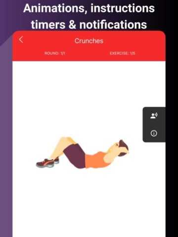 Abs workout Be Stronger für iOS